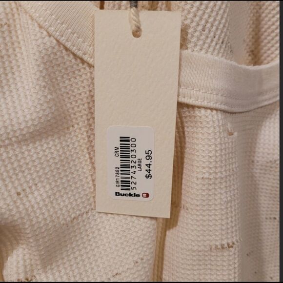 NWT Gilded Intent Distressed Therm crop Top - Picture 4 of 5